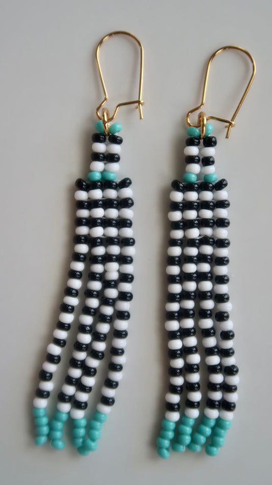 Beaded Art Earring