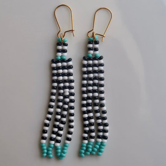 Beaded Art Earring